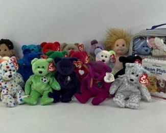 Ty Beanie Babies Plush Toy Collection with Platinum Membership Kit