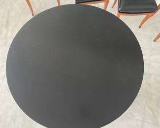 $500. Hals Round solid wood Dining table. 42” round, 30” tall