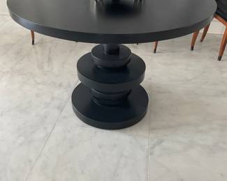 $500. Hals Round solid wood Dining table. 42” round, 30” tall