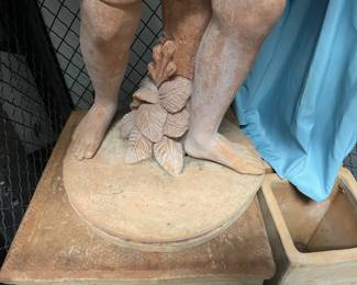 $400. 69” total height. Girl: 48” tall. The base is 21x21”x21”