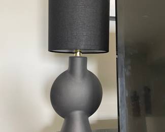 $75. Black lamp