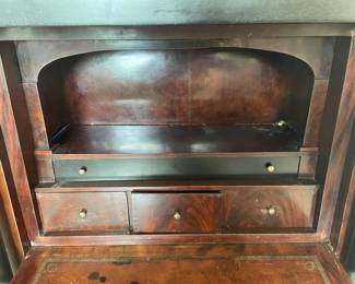 $2,000 Antique empire French Secretaire, ca. 1820. 54.5” tall, 35” wide, 17” deep
