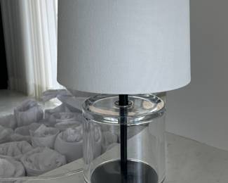 $50. Glass lamp