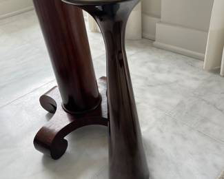 $50 EACH. TWO (2) side table. 22” tall, 7” diameter