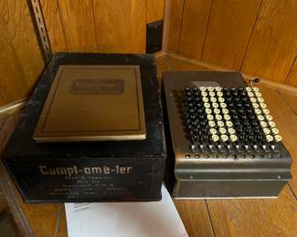 Antique Felt & Tarrant Comptometer/Calculator