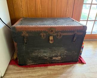 Old metal chest
