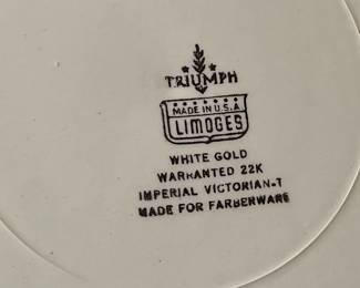 Back of Farberware platter