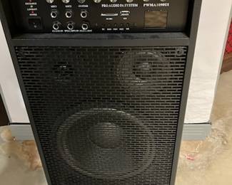 Pyle portable PA system