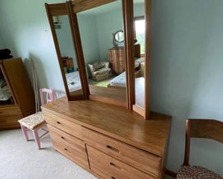 Dresser with Mirror - Available for pre-sale purchase