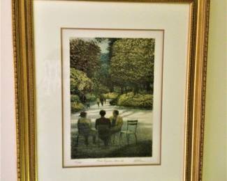 Harold Altman "Park Figures 111 ,1981