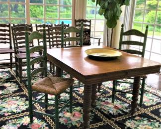Antique Oak Robbins Extension Table