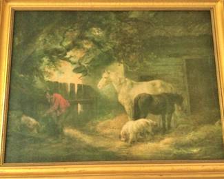 A Closer Look at the antique original oil!