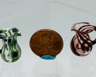 Hand blown pitchers