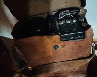 World War II army field phone EE-8-A
With case and TS-9 receiver