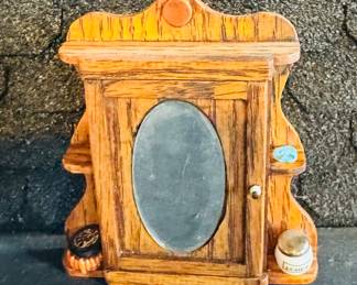 Miniature medicine cabinet