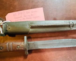 United States P1917 cut down
Bayonet Remington used by the French Legion
