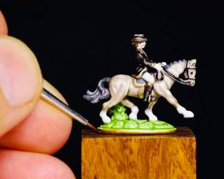 Dressage Miniature – after Llardo – 7/8 Inch Tall