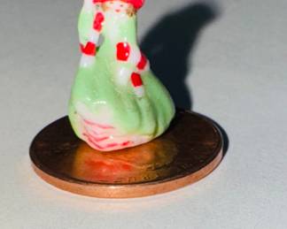 Hand painted porcelain miniature, signed