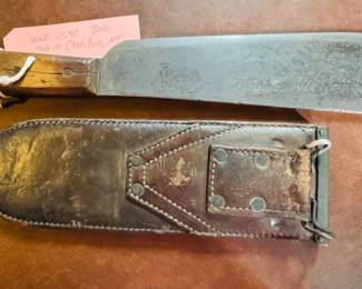 World War II USMC Bolo made in Chatillon, New York