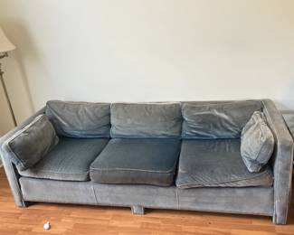 Vintage velvet couch