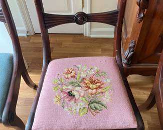 Antique dining table third chair