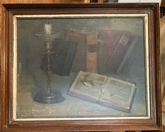 SIGNED Painting from 1907.