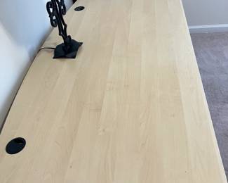 Top of modern study/work desk.