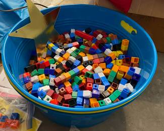Large basket of cubes