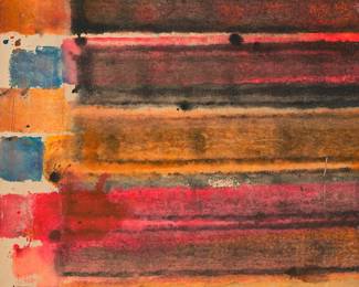 60
Thornton Willis
b. 1938
Untitled, 1969
Mixed media on canvas
Signed, titled, and dated, verso: Thornton Willis '69
24" H x 24" W
Estimate: $800 - $1,200