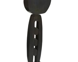 154
Julie Speidel
b.1941
"Purusha," 1991
Patinated bronze on wood plinth
Unmarked
Bronze: 29.625" H x 9" W x 3.4" D; Plinth: 4" H x 7" W x 4" D
Estimate: $2,000 - $3,000