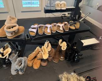 Ladies size 6 to 6.5 shoes, sandals ugga