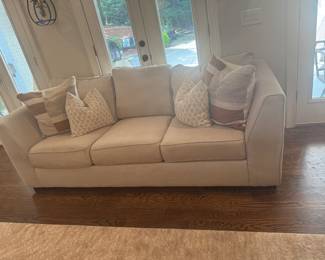 Beautiful white sofa