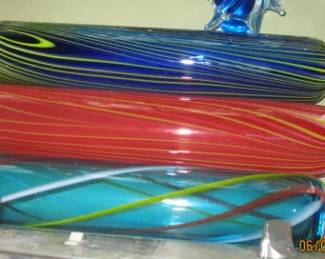 BLOWN GLASS ROLLING PINS