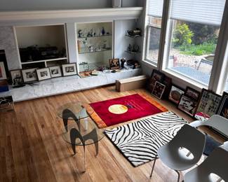 Contemporary furniture and rugs