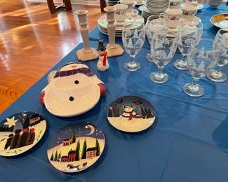 Beautiful Sets of China, Glassware from Collectible like Carnival to Crystal and More!