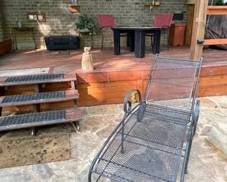 Patio Chaise Lounge - Iron