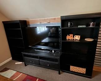 Beautiful Quality Entertainment Center also pictured with Electronics shown in detail in other pictures