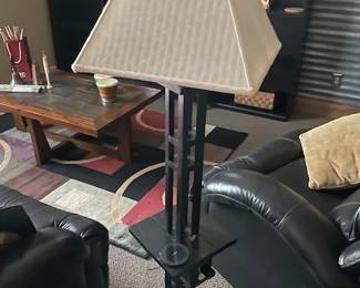 Unique Iron Base Floor Lamp