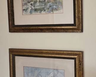 Boston scenes. Nicely framed prints