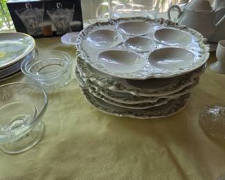 Theodore Haviland Limoges oyster plates