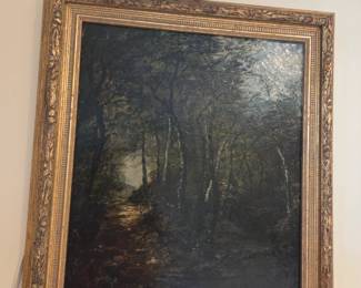 Antique oil painting. Artist unknown