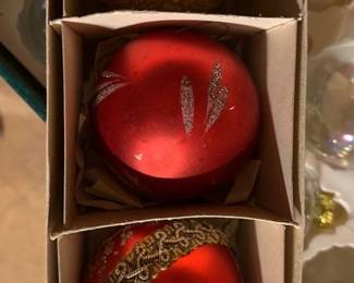 Vtg. Christmas balls
