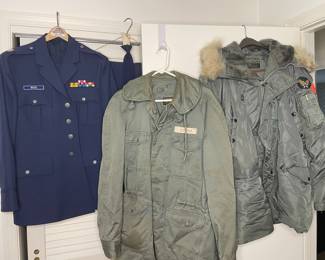 Vintage Airforce uniform & coats
