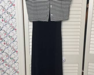 Ronni Nicole maxi dress set vintage