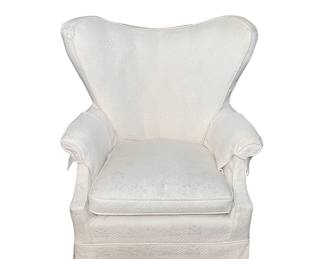 Vtg. wing backed chair