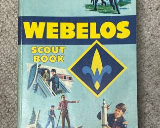 Webelos Boy Scouts book vtg