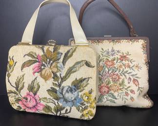 Vintage needlepoint bags