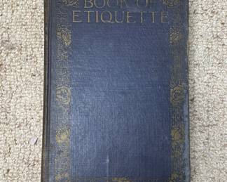 Book of Etiquette" by Lillian Eichler Watson antique