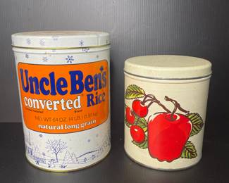 Vintage tins