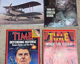 Vintage Time, Army, Air Force magazines